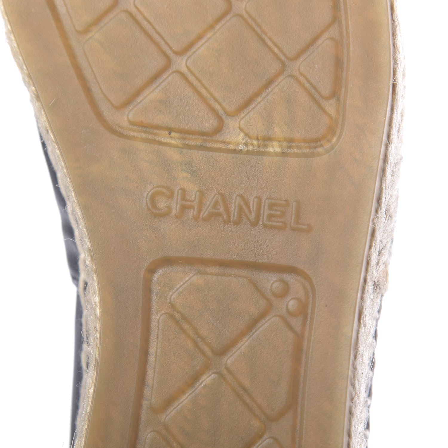 Chanel Lambskin CC Espadrilles 41 Black 8 of 12