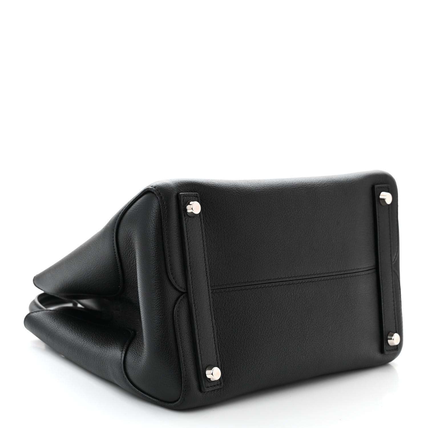 Christian Dior Supple Grained Calfskin Medium Open Bar Tote Black 4 of 11