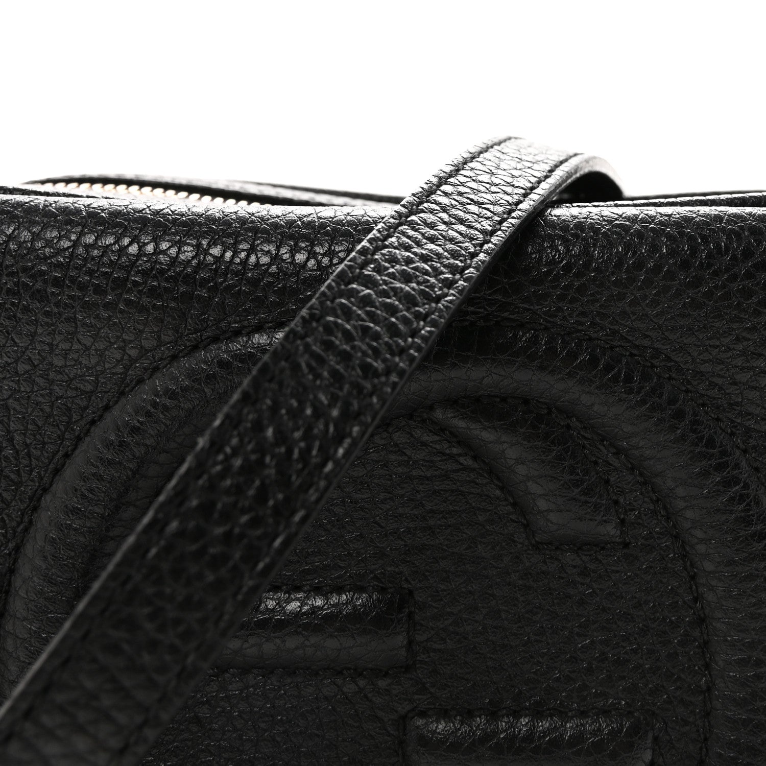 Gucci Pebbled Calfskin Small Soho Disco Bag Black 8 of 11