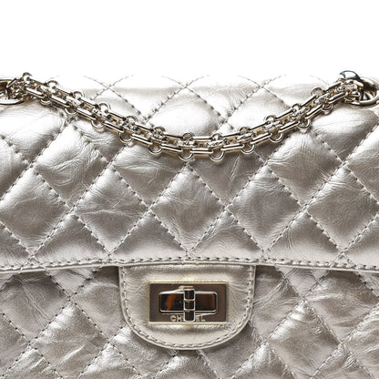 Chanel Aged Calfskin Quilted 2.55 Reissue Mini Flap Light Gold 9 of 10
