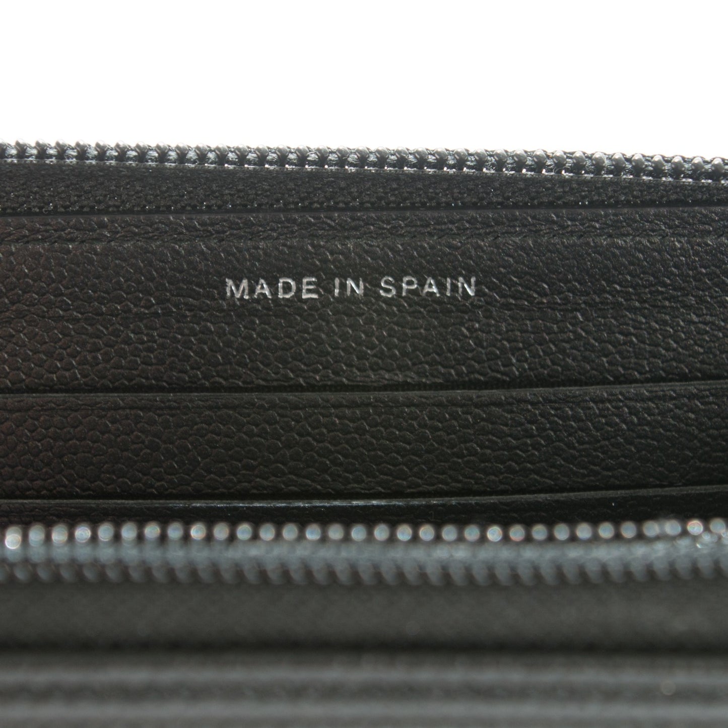 Caviar Quilted Small Boy Zip Around Wallet So Black