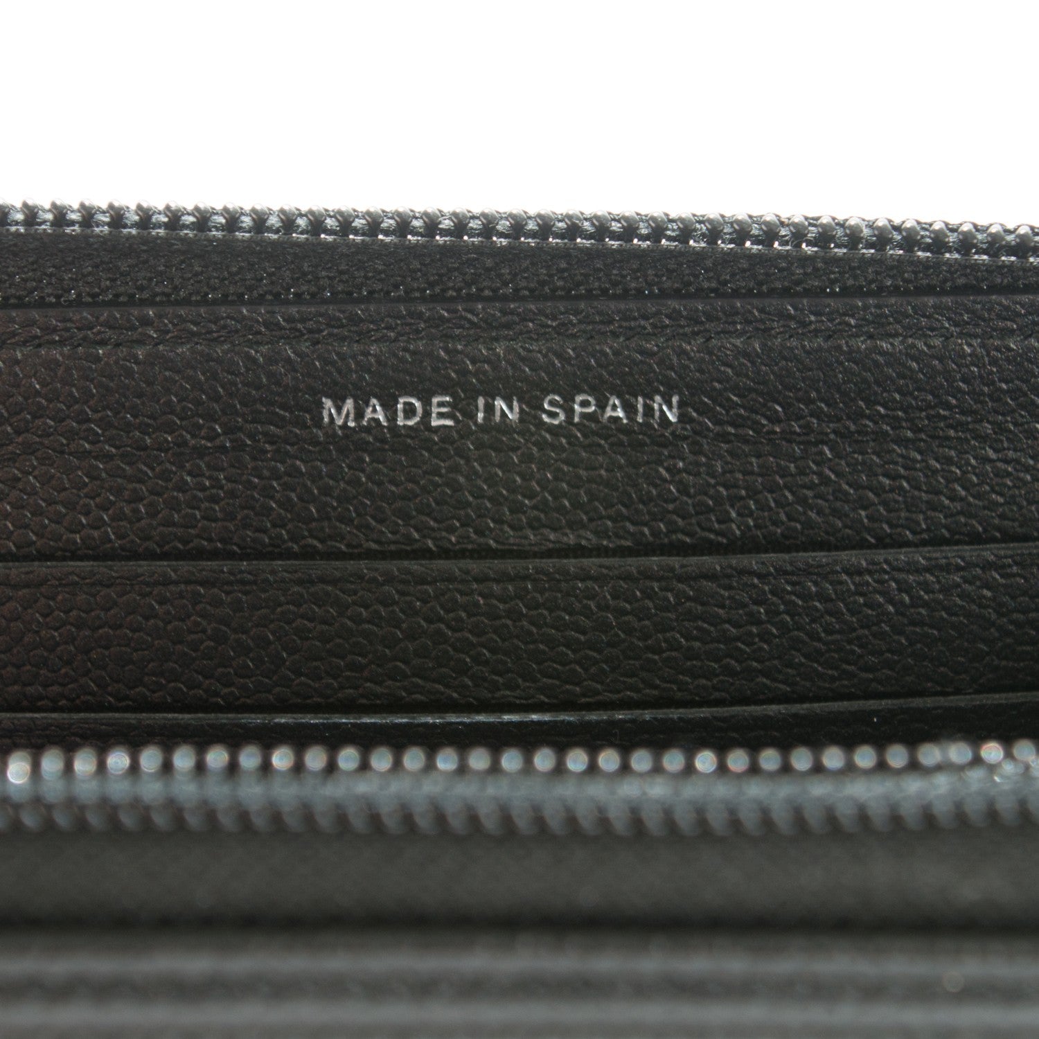 Chanel Caviar Quilted Small Boy Zip Around Wallet So Black 7 of 8