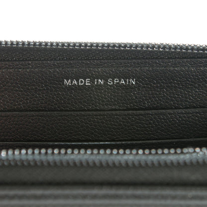 Chanel Caviar Quilted Small Boy Zip Around Wallet So Black 7 of 8