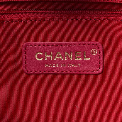 Chanel Shiny Aged Calfskin North South Shopping Bag Black 6 of 11