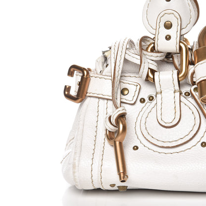 Chloe Calfskin Small Paddington Satchel White 13 of 18