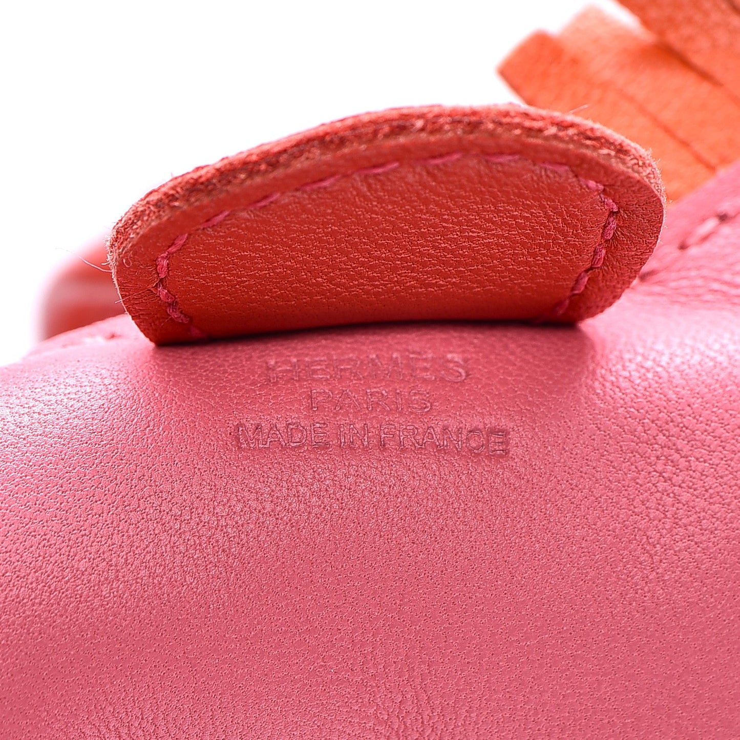 Milo Lambskin Grigri Rodeo Bag Charm PM Rose Azalee Orange Poppy Rouge Indien