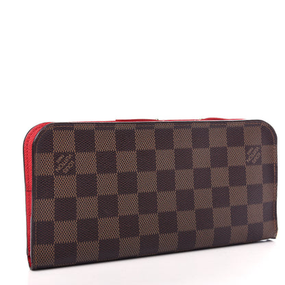 Louis Vuitton Damier Ebene Insolite Wallet Red 3 of 7