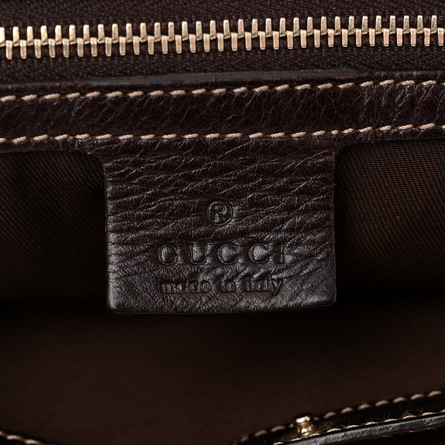 Calfskin Medium Britt Tote Dark Brown