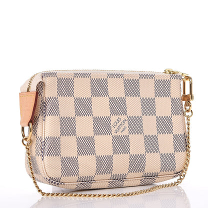 Louis Vuitton Damier Azur Mini Pochette Accessories 3 of 7