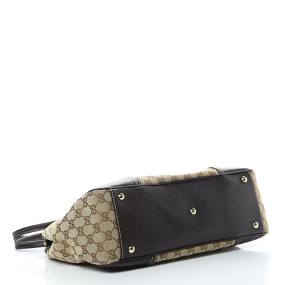 Gucci Monogram Medium Princy Tote Dark Brown 4 of 13