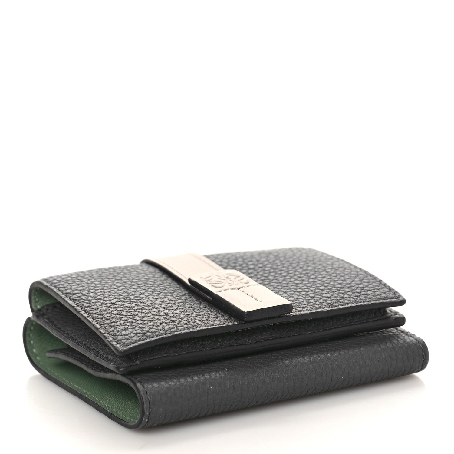 Loewe Grained Calfskin Compact Wallet Antracite 4 of 10