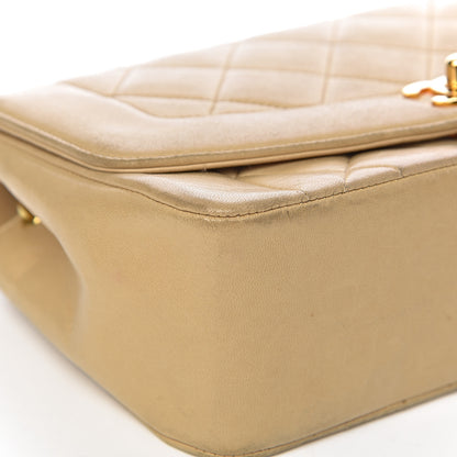 Chanel Lambskin Quilted Small Flap Beige 21 of 26