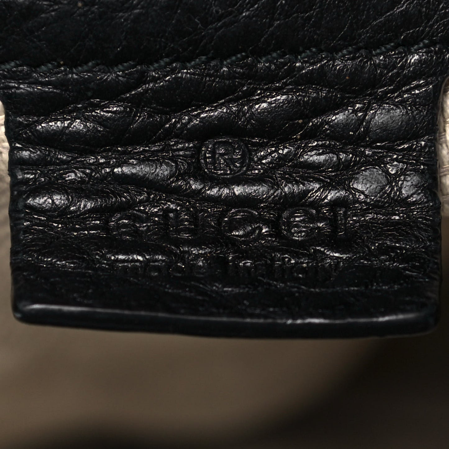 Pebbled Calfskin Medium Soho Shoulder Bag Black