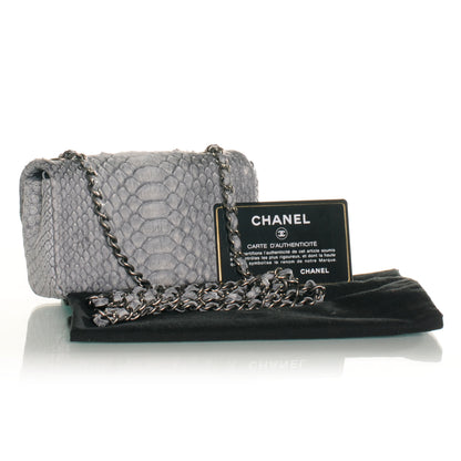 Chanel Python Extra Mini Flap Grey 4 of 7