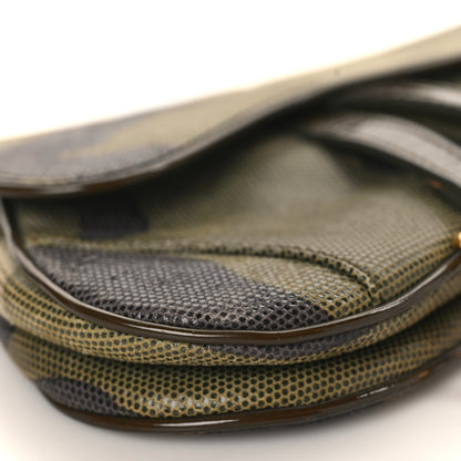 Christian Dior Pixelated Calfskin Camouflage Saddle Belt Bag 7 of 8