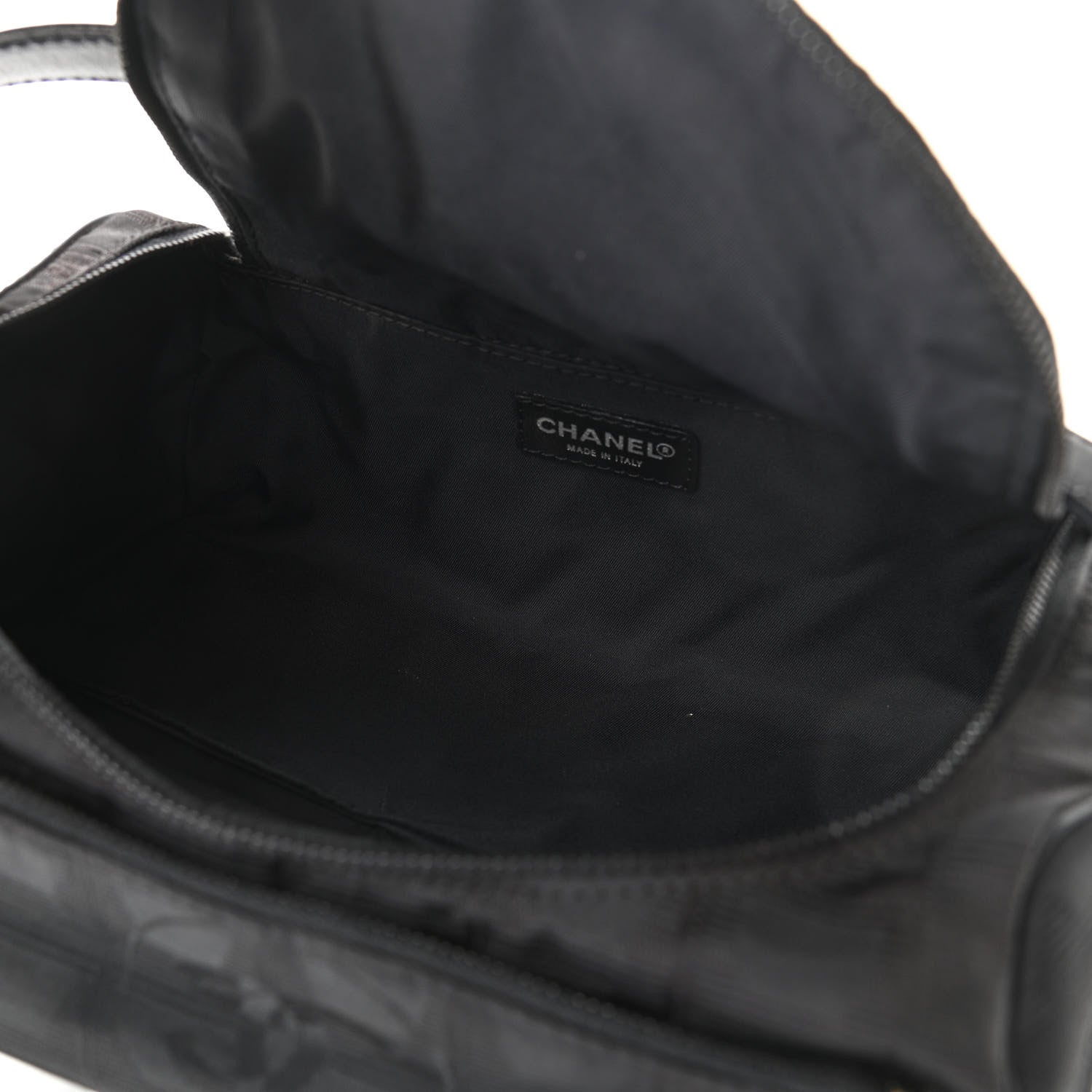 Chanel Nylon Travel Cosmetic Case Black 5 of 10