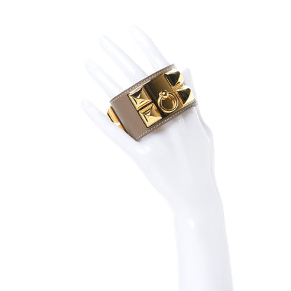 Hermes Swift Collier De Chien CDC Bracelet T2 Etoupe 2 of 6