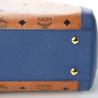 MCM Visetos Saffiano Craig and Karl Eyes On The Horizon Tote Cognac 11 of 23