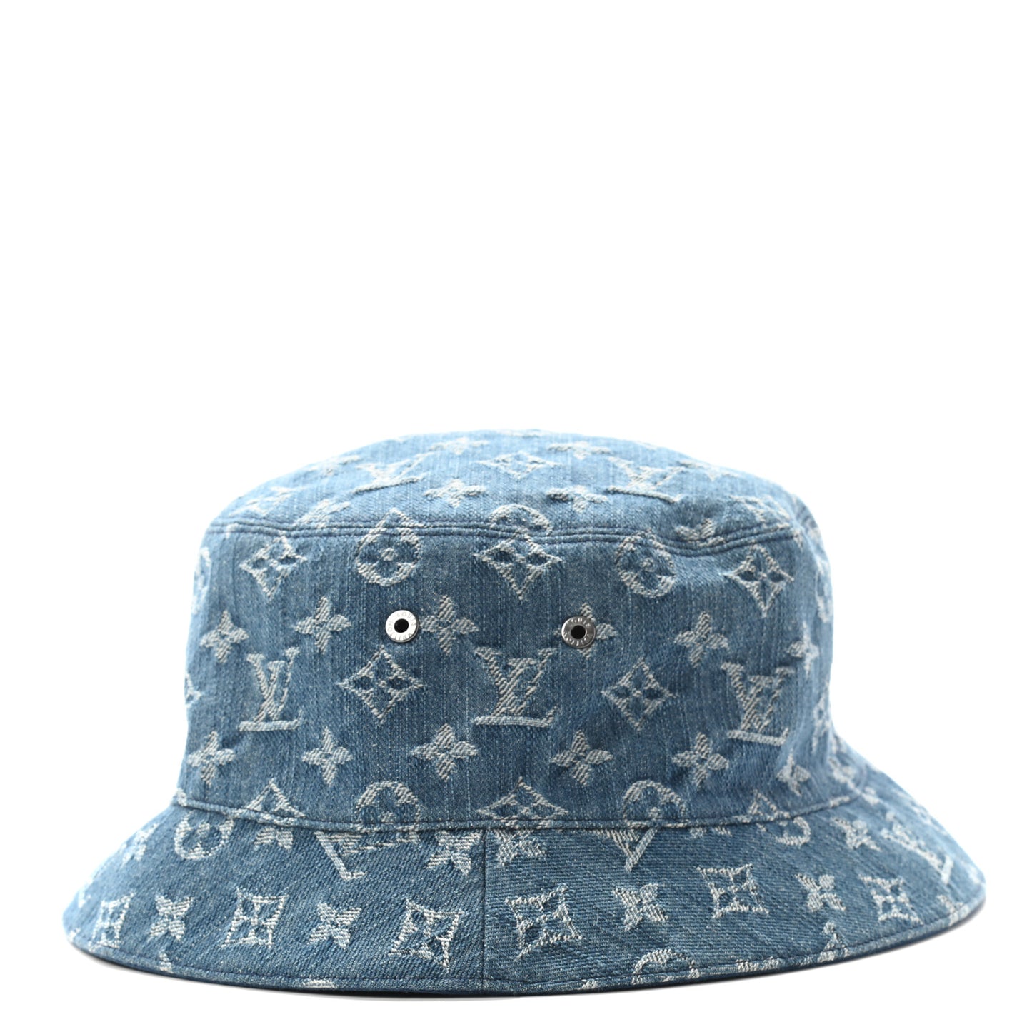 Monogram Denim Transformable Bob Bucket Hat 58 Blue