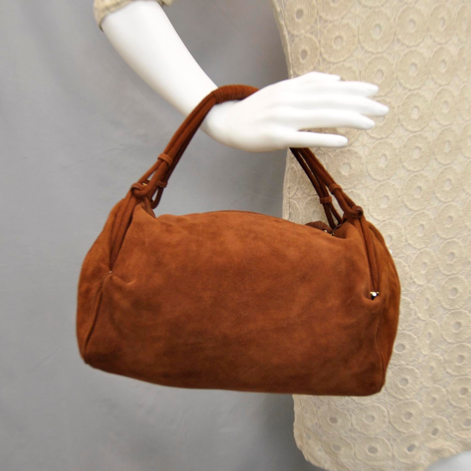 Bottega Veneta Suede Shoulder Bag 2 of 10