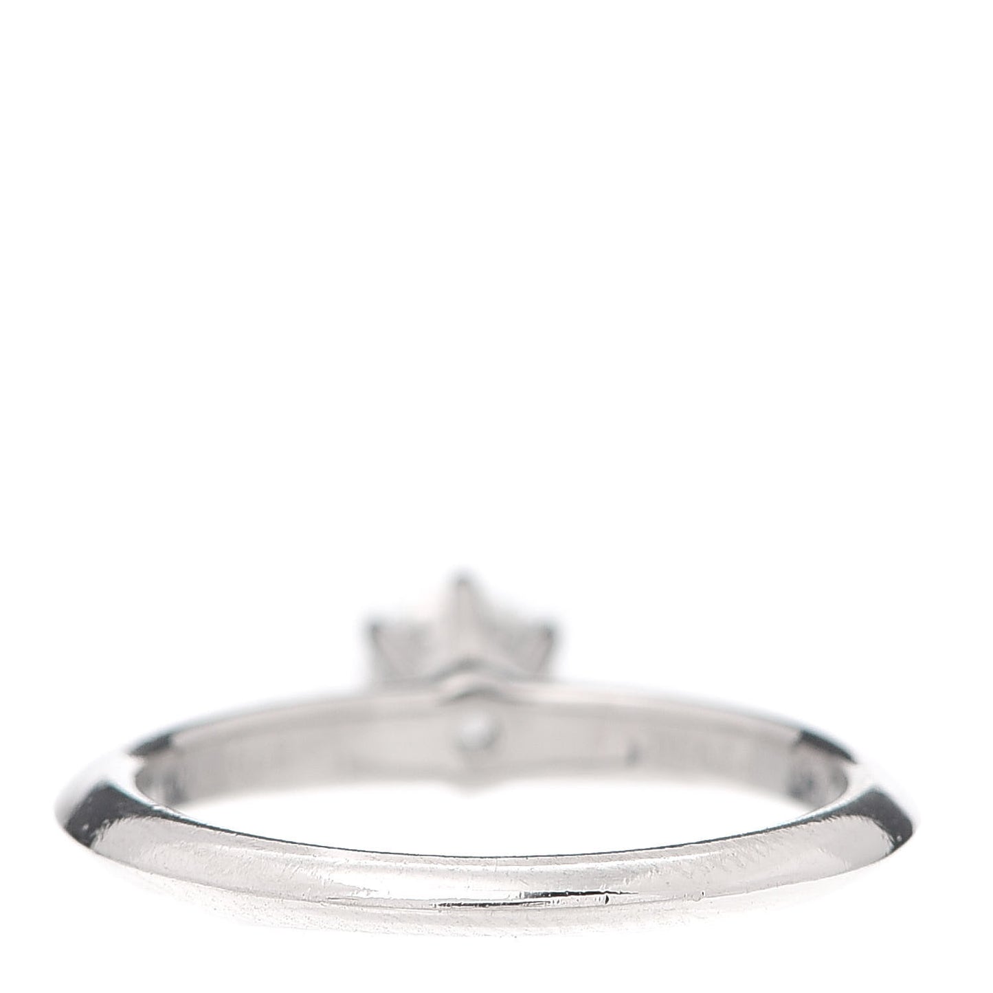 Platinum Diamond .34ct Solitaire Engagement Ring 49 4.75