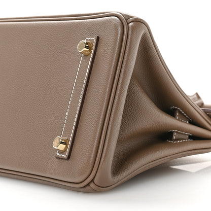 Hermes Evercolor Shoulder Birkin Light 29 Etoupe 10 of 11