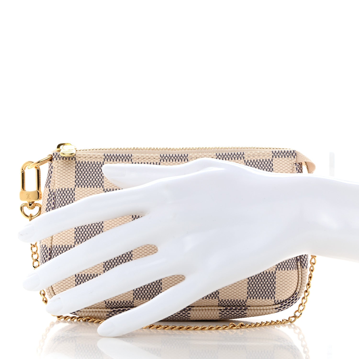 Louis Vuitton Damier Azur Mini Pochette Accessories 2 of 7