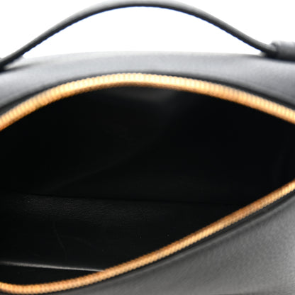 Loro Piana Grained Calfskin L19 Extra Pocket Pouch Black 5 of 9
