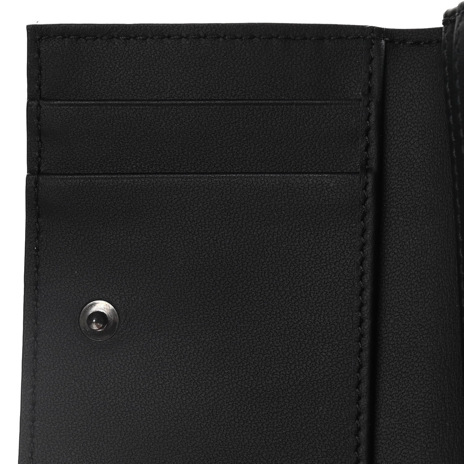 Christian Dior Ultra Matte Calfskin Small Lady Dior Flap Card Holder Black 11 of 13