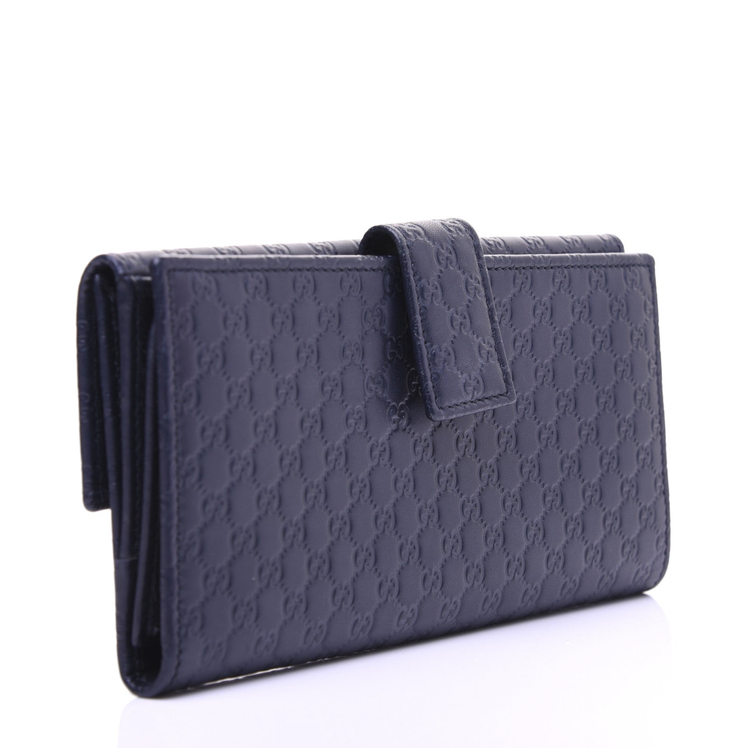Gucci Microguccissima Continental Flap Wallet Navy 3 of 14