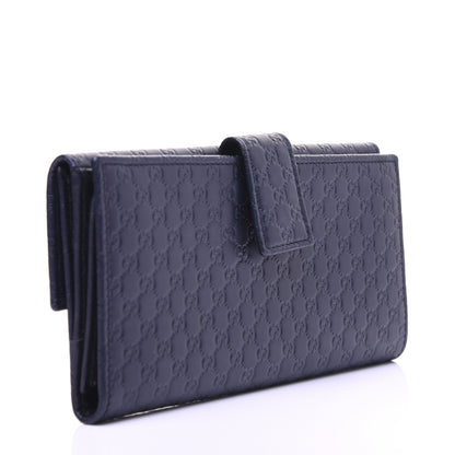 Gucci Microguccissima Continental Flap Wallet Navy 3 of 14