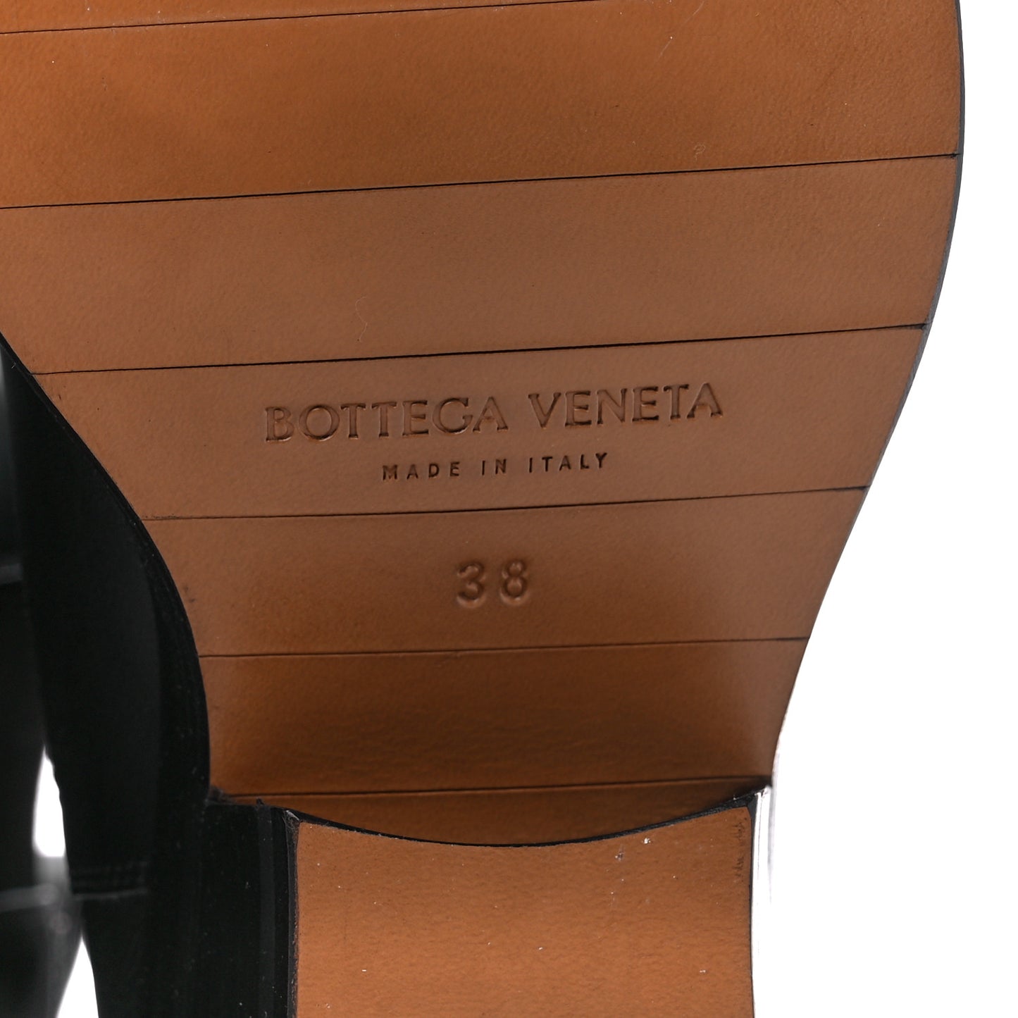 Calfskin Lean Mid-Calf Boots 38 Black