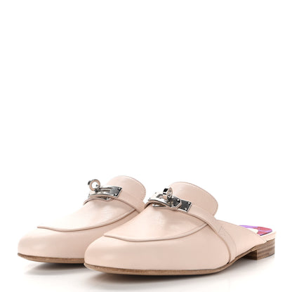 Hermes Goatskin Oz Mules 37 Blanc Poros 3 of 10