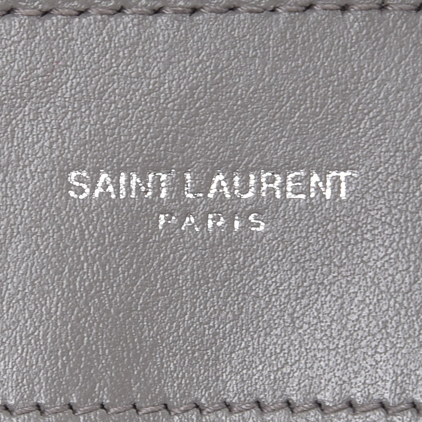 Calfskin Y Quilted Monogram Medium Loulou Chain Satchel Light Gray
