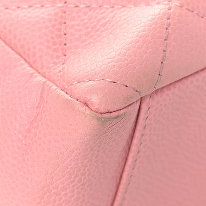 Chanel Caviar Quilted Petit Shopping Tote PST Pink 11 of 19