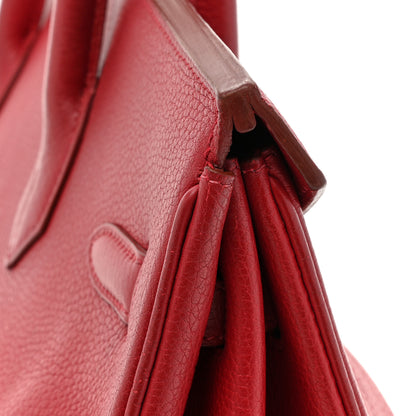 Hermes Togo BIRKIN 35 Rouge Grenat 21 of 22