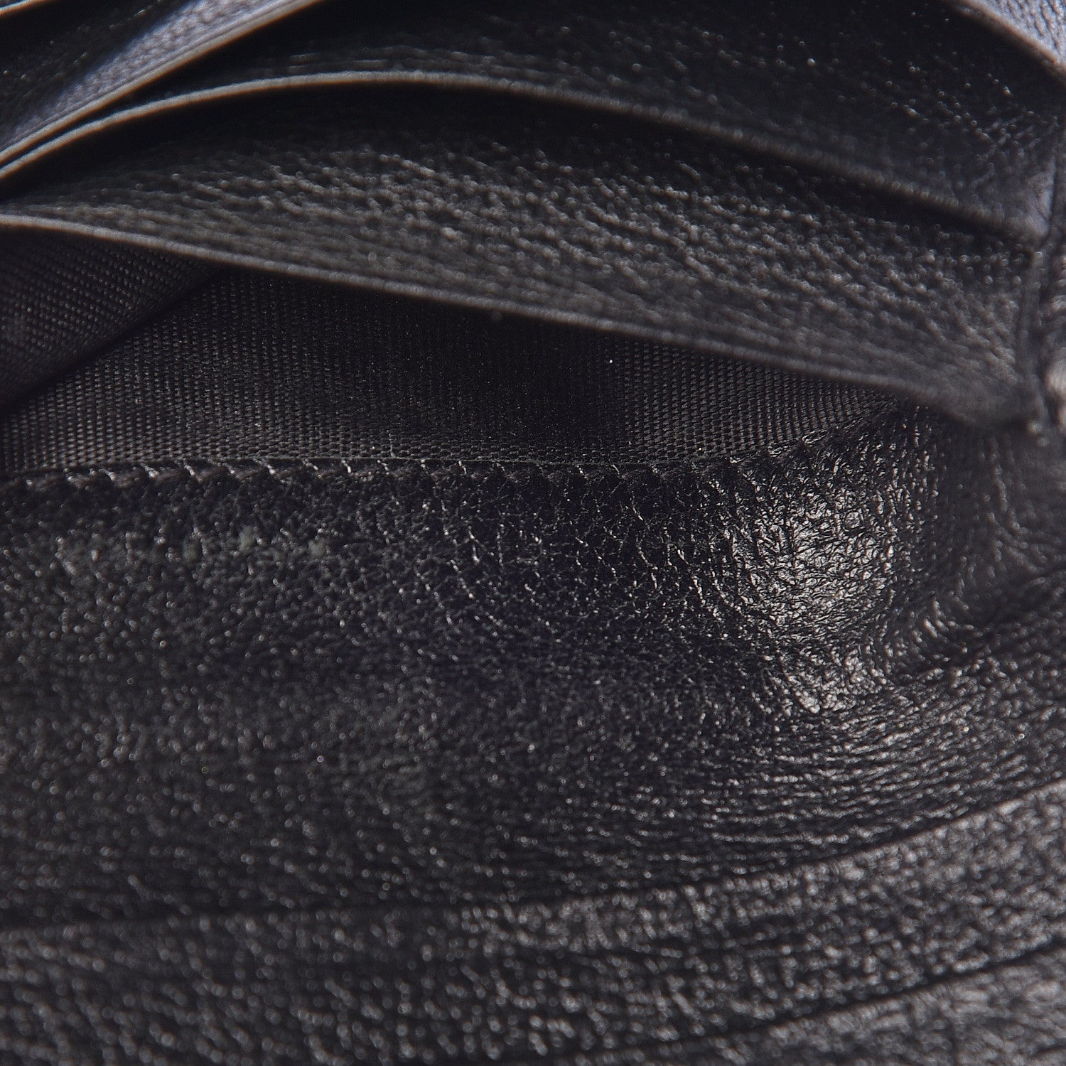 Saint Laurent Goatskin Compact Wallet Black 7 of 7