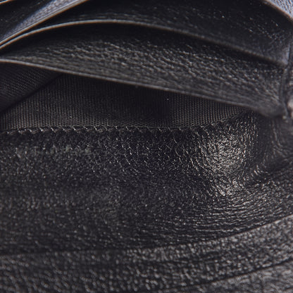 Saint Laurent Goatskin Compact Wallet Black 7 of 7