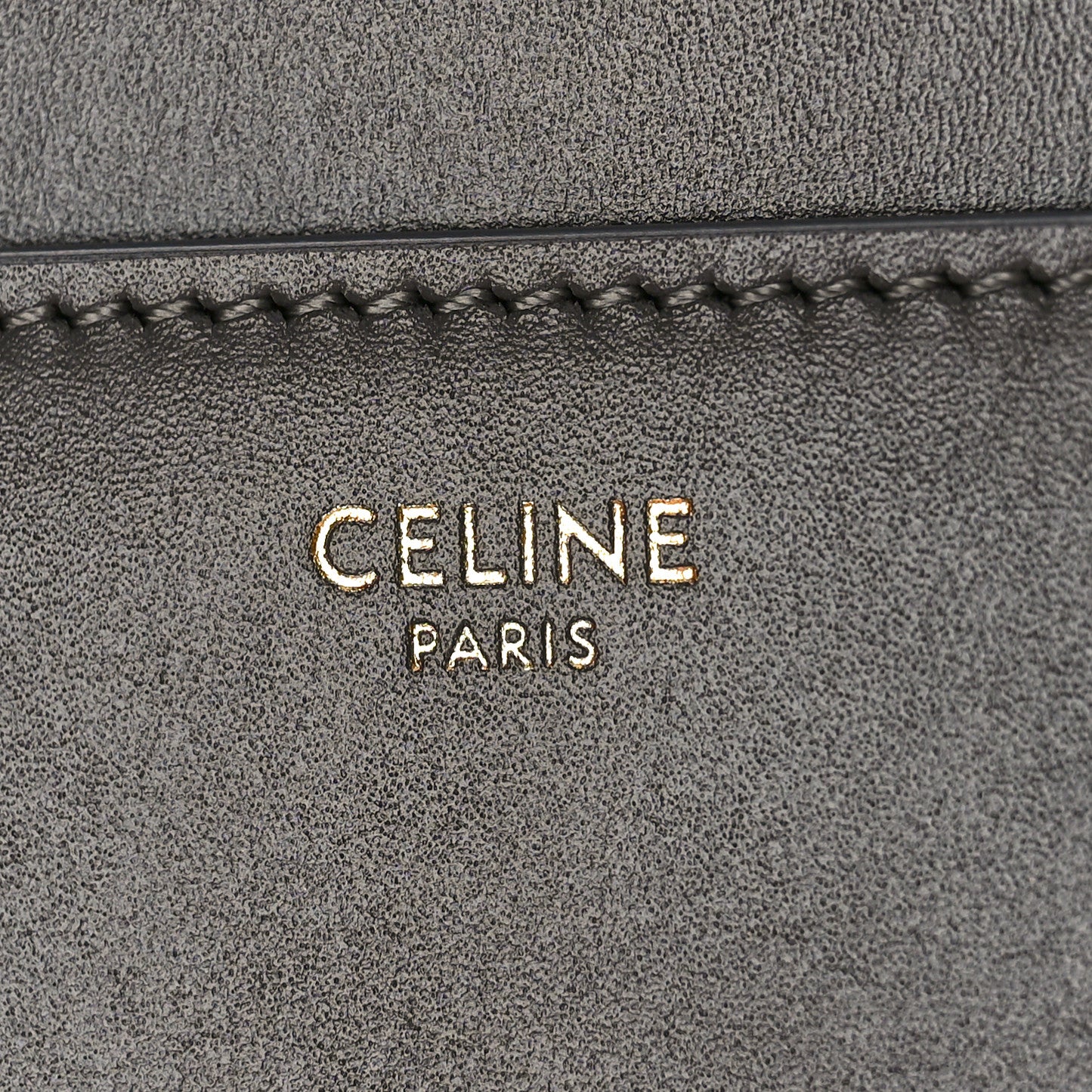 Celine Satinated Calfskin Small 16 Top Handle Bag Gray 6 of 8