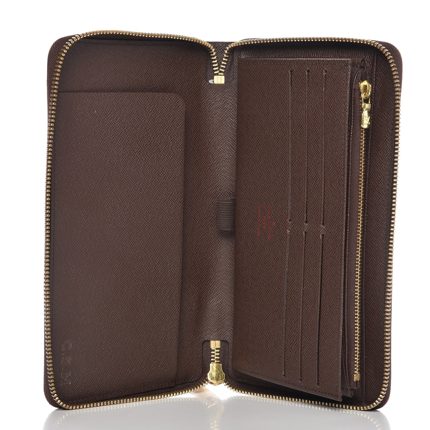 Louis Vuitton Damier Ebene Zippy Organizer Wallet 5 of 11