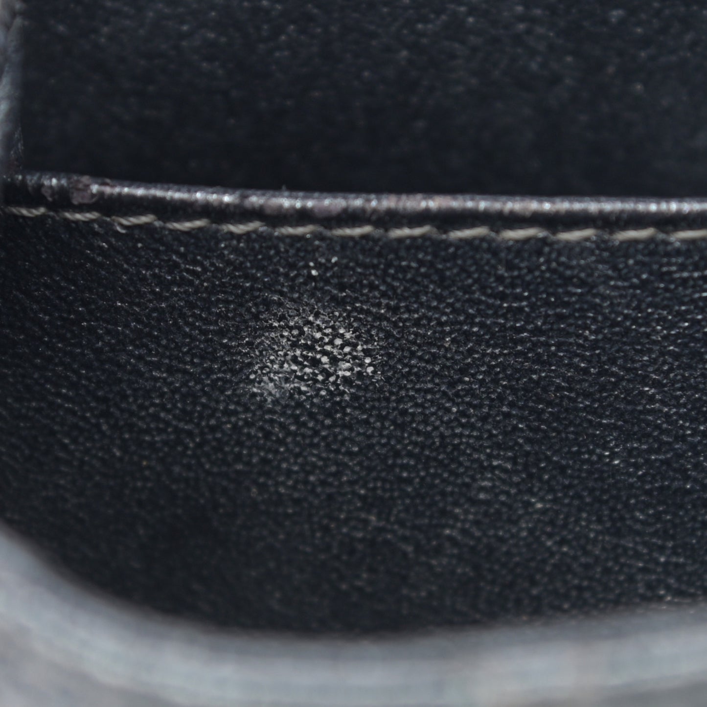 Metallic Caviar Quilted Extra Mini Flap Charcoal