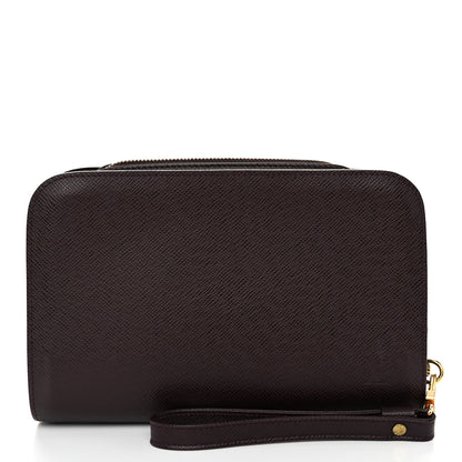Louis Vuitton Taiga Baikal Pochette Acajou 1 of 9