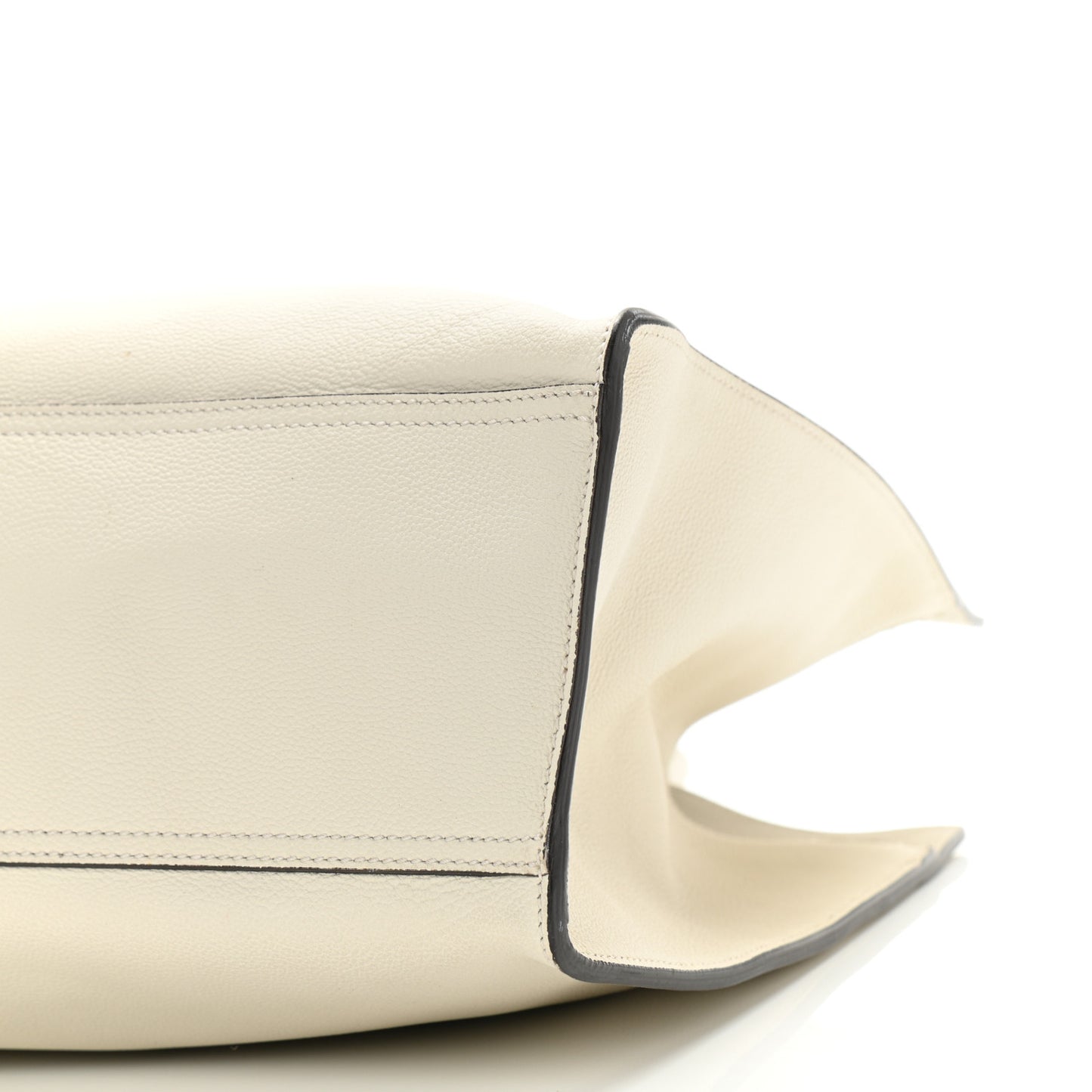 Soft Calfskin Medium Jackie Top Handle Bag Antique White