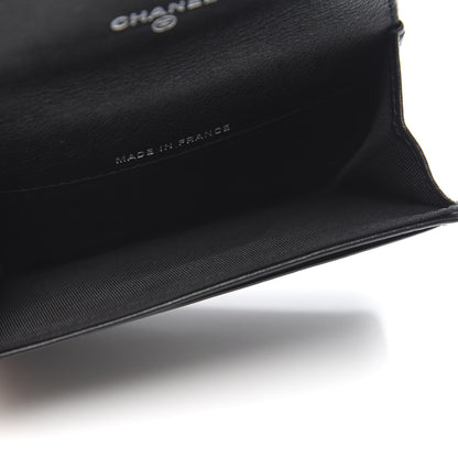 Chanel Patent CC Card Holder Black White 5 of 8