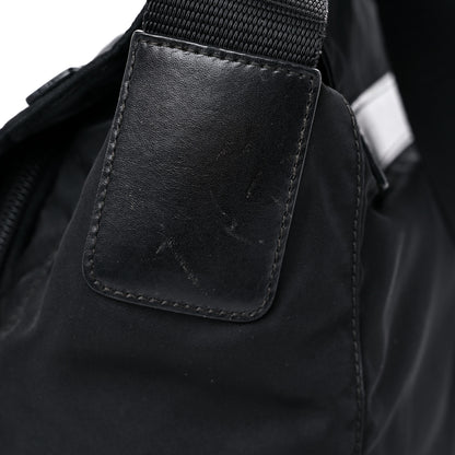 Prada Tessuto Nylon Saffiano Messenger Bag Black 16 of 17