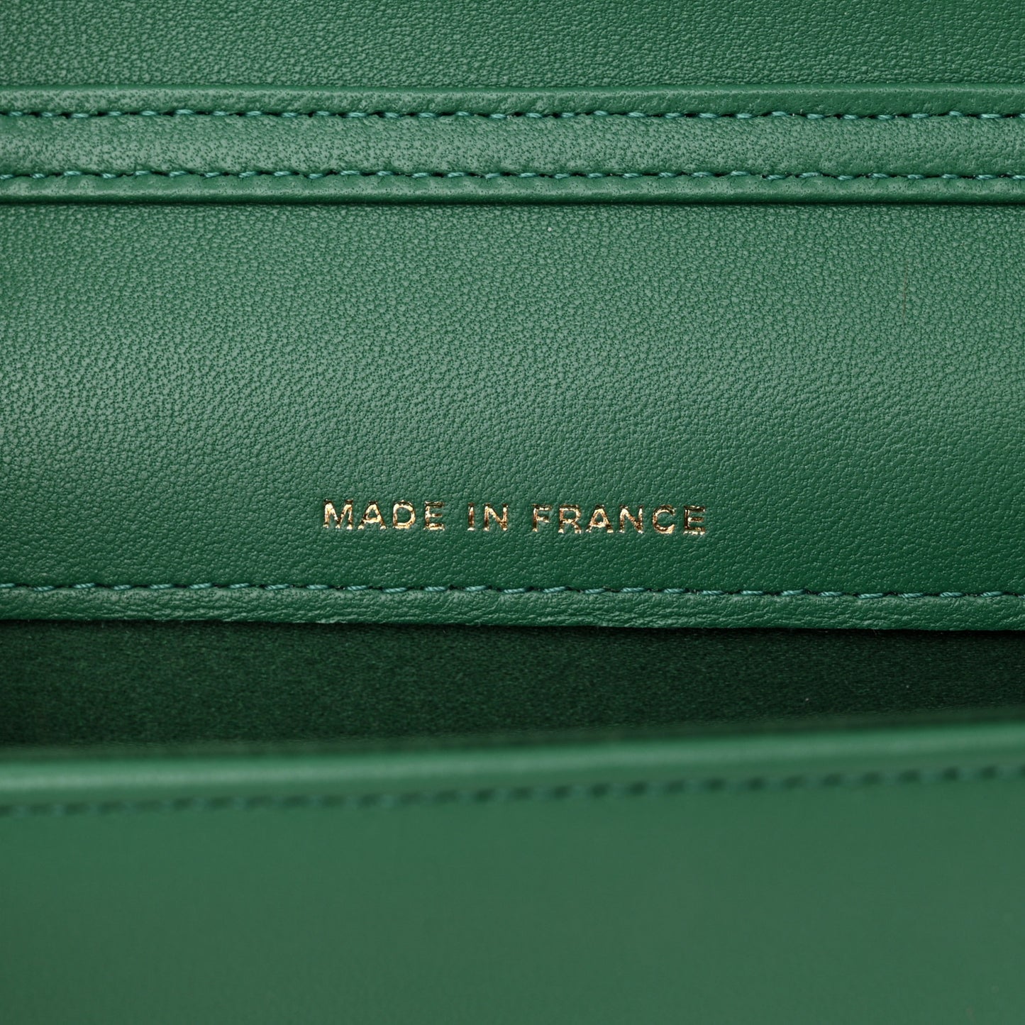 Lambskin Crystal Diamante Clutch With Chain Green