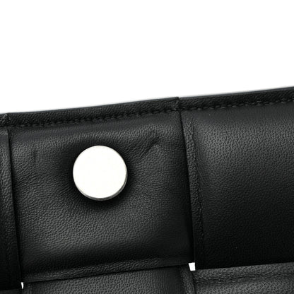 Bottega Veneta Lambskin Maxi Intreccio Padded Chain Cassette Crossbody Bag Black 10 of 11