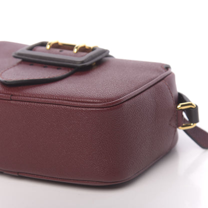 Burberry Soft Grain Calfskin Small Buckle Zip Bag Red 10 of 12