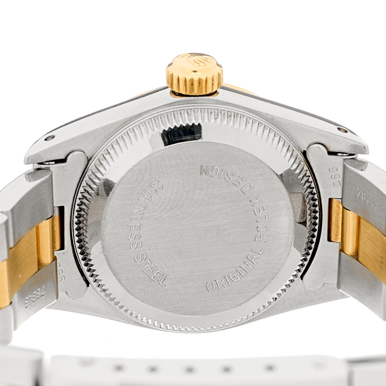 Stainless Steel 18K Yellow Gold 26mm Oyster Perpetual Watch Silver 67183