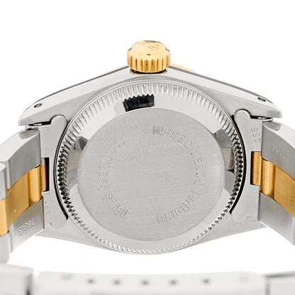 Rolex Stainless Steel 18K Yellow Gold 26mm Oyster Perpetual Watch Silver 67183 4 of 4